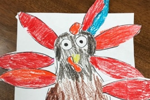 Colored turkey