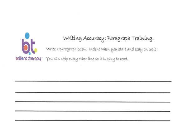 writingaccuracyparagraphtraining