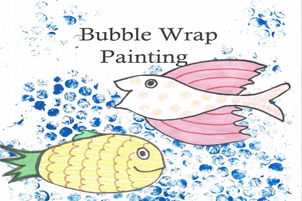Bubble Wrap Painting Fish thumbnail