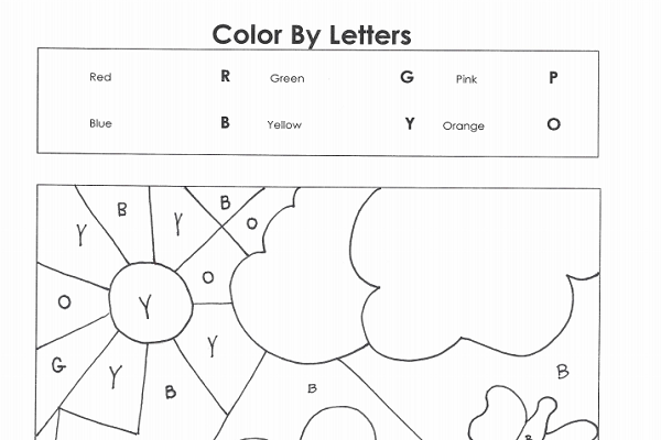 Color by Letters Spring thumbnail