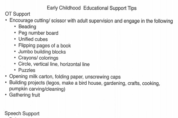 Early Childhood Educational Support Tips Thumbnail