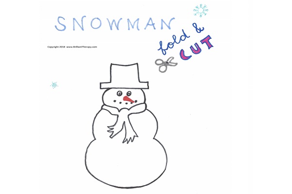 Snowman Fold & Cut Thumbnail