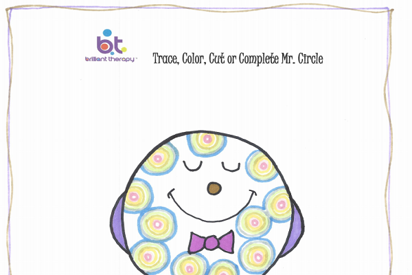 Trace Color Cut or Complete Mr. Circle thumbnail