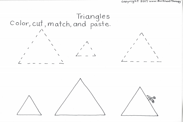 Triangles Cut Match and Paste thumbnail