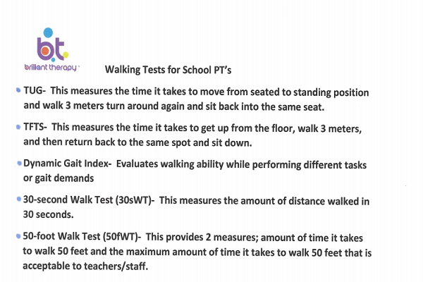 Walking Tests for School PT's thumbnail