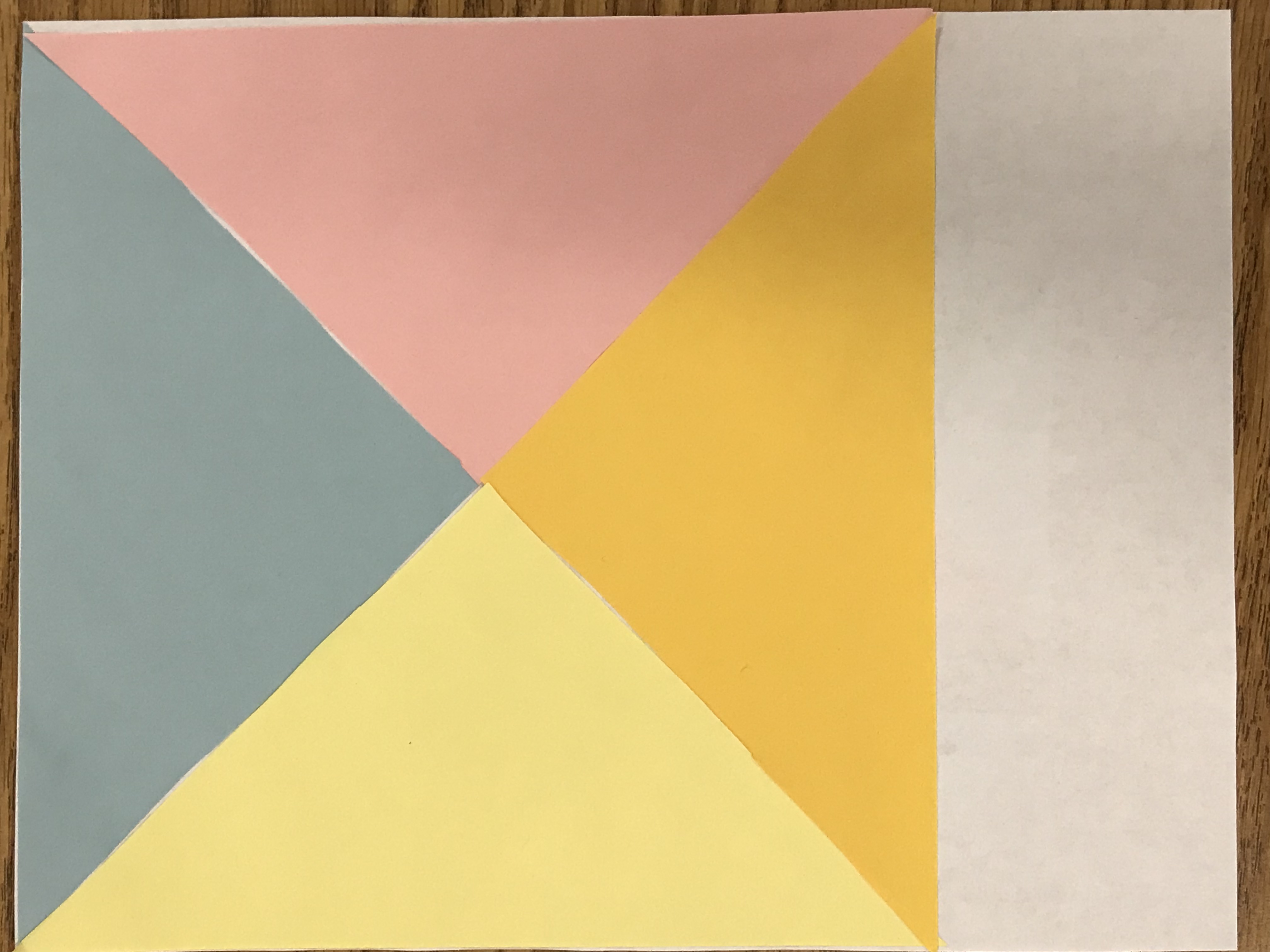 Triangle square quilt
