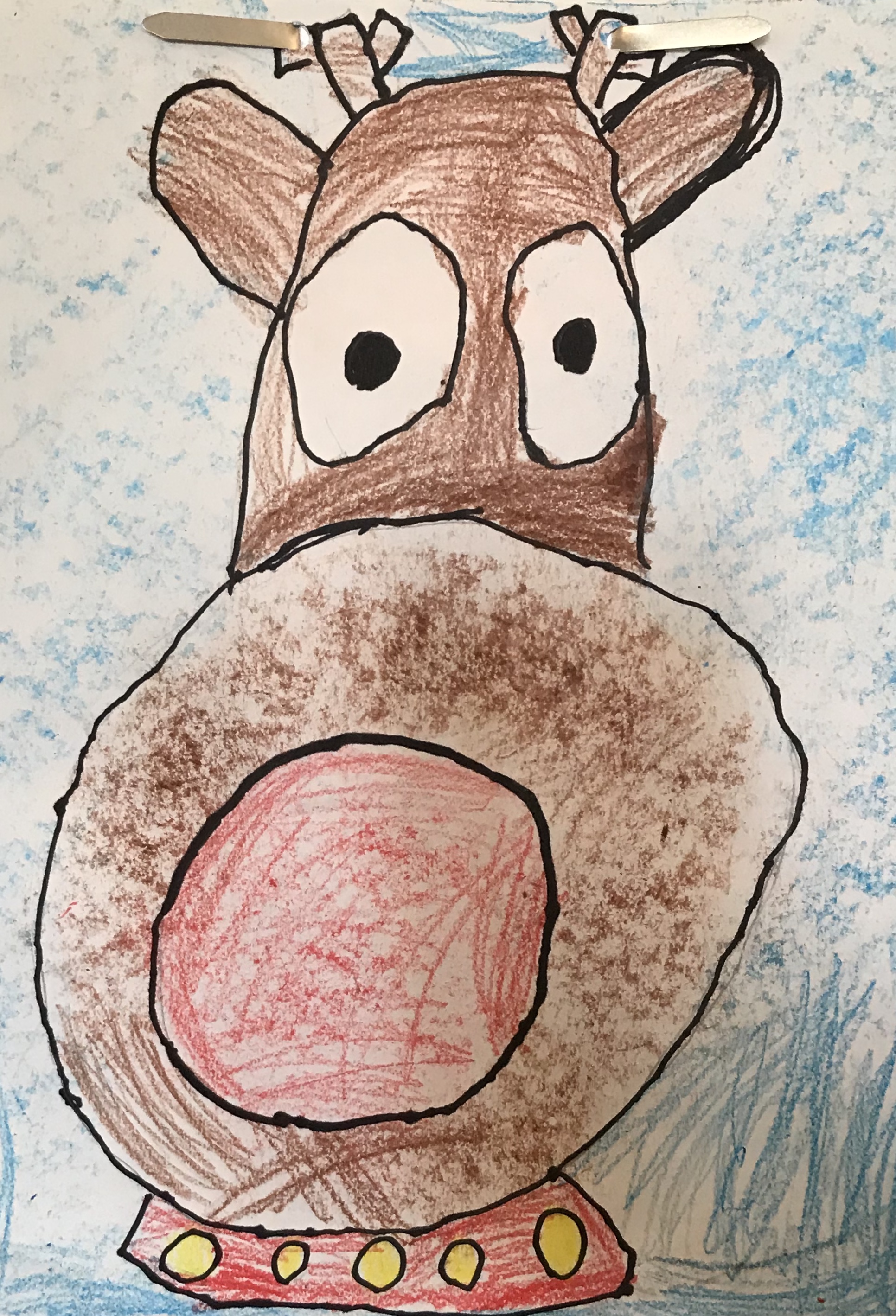 Drawn reindeer