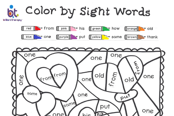 color-by-sight-words